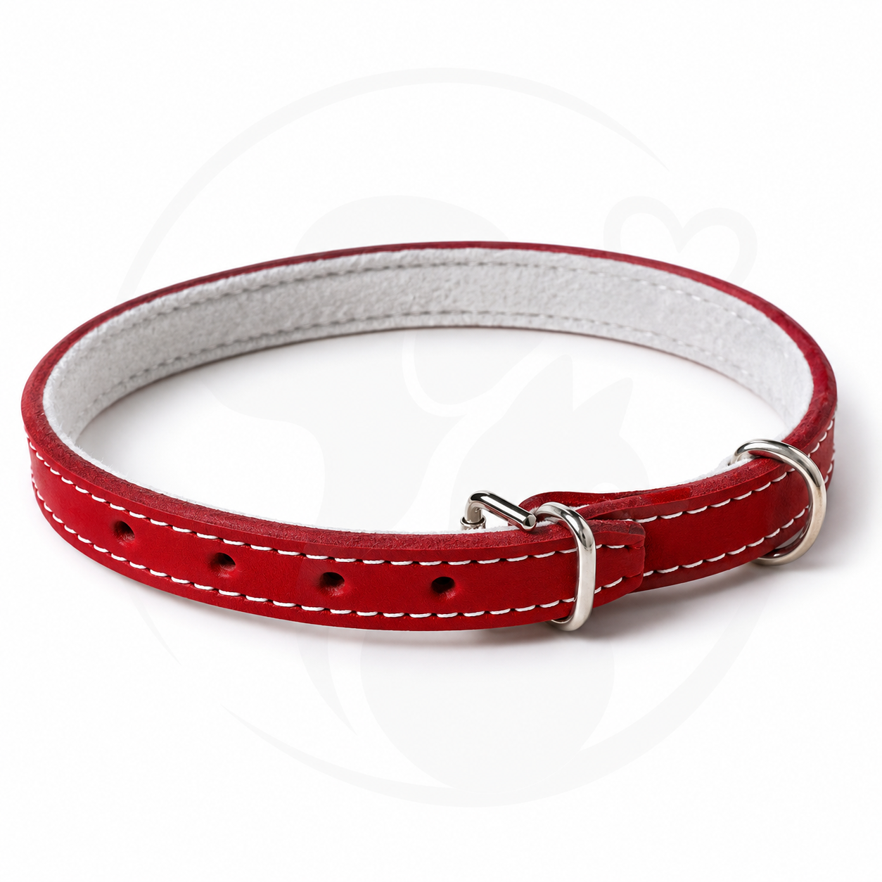 Obroża czerwona (55cm) — zdjęcie 3