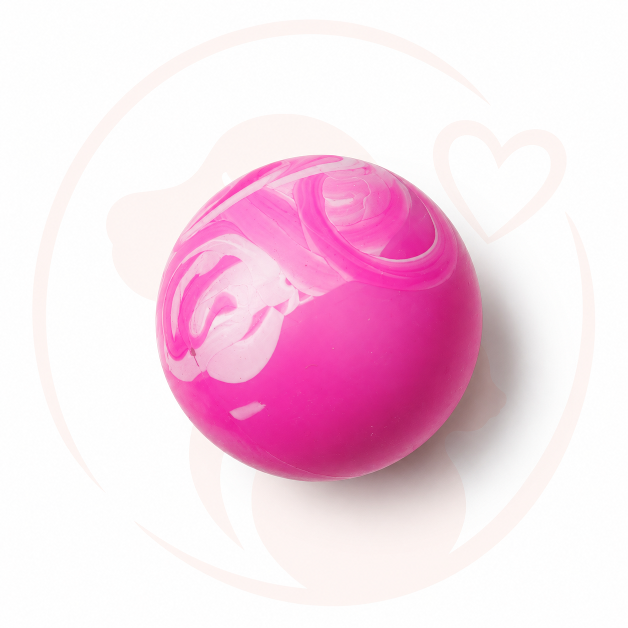 Piłka różowa (8cm) – Zabawki dla psa
