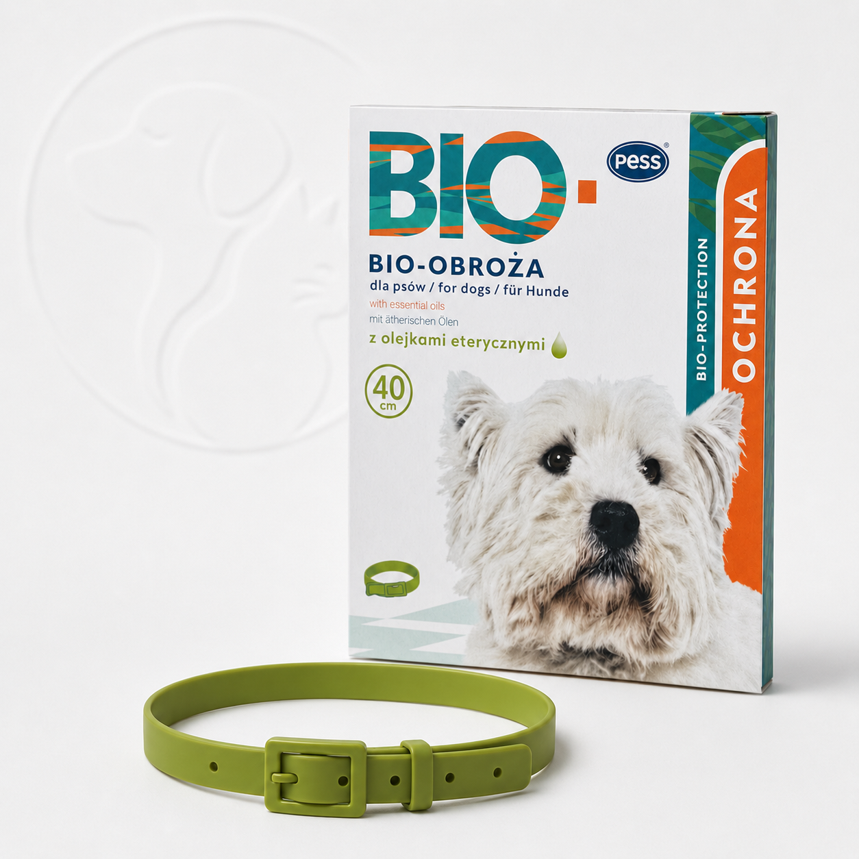 Obroża ochronna BIO (40cm) – Pielęgnacja dla psa