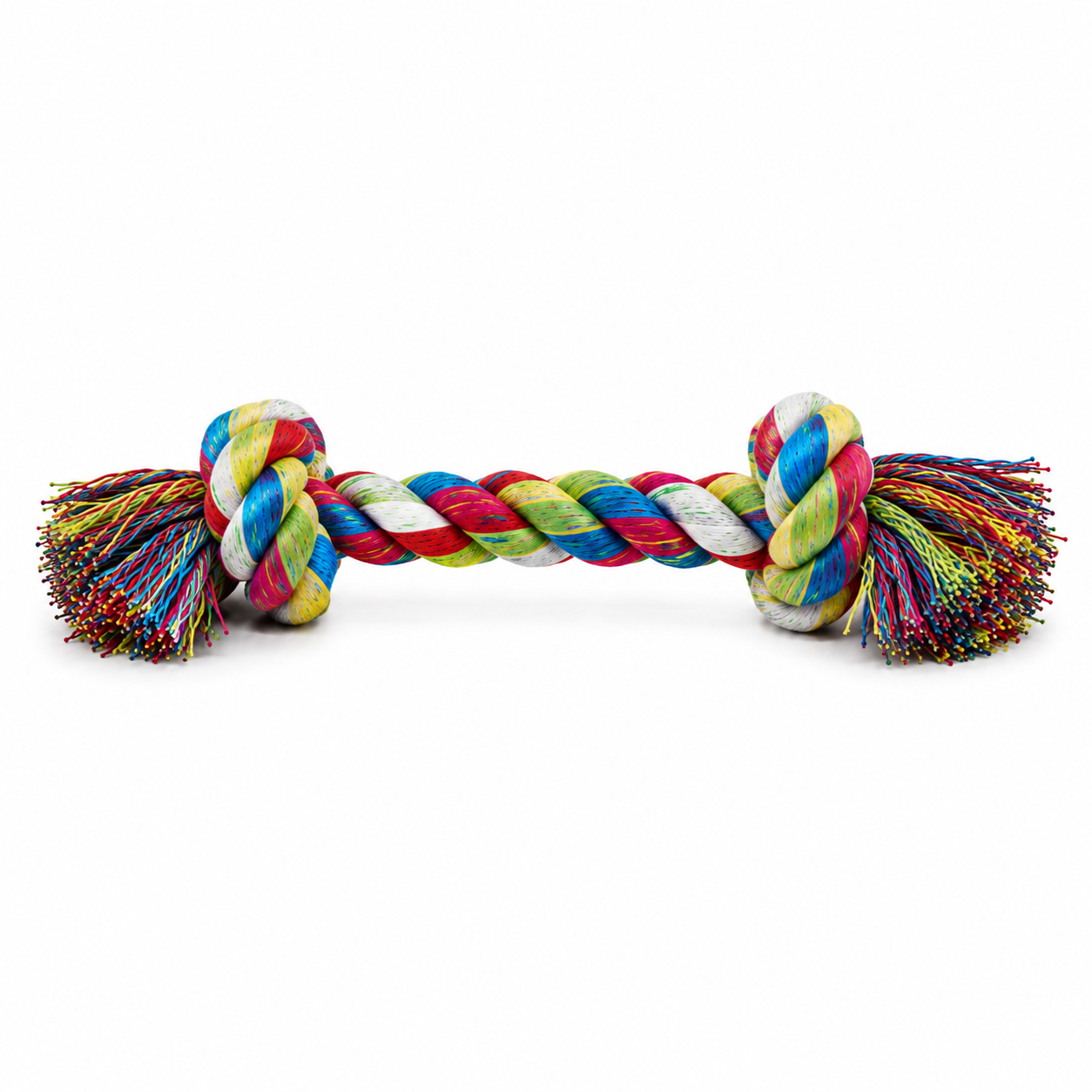 Wielokolorowy Szarpak Sznurowy z Dwoma Węzłami (30 cm) — zdjęcie 6