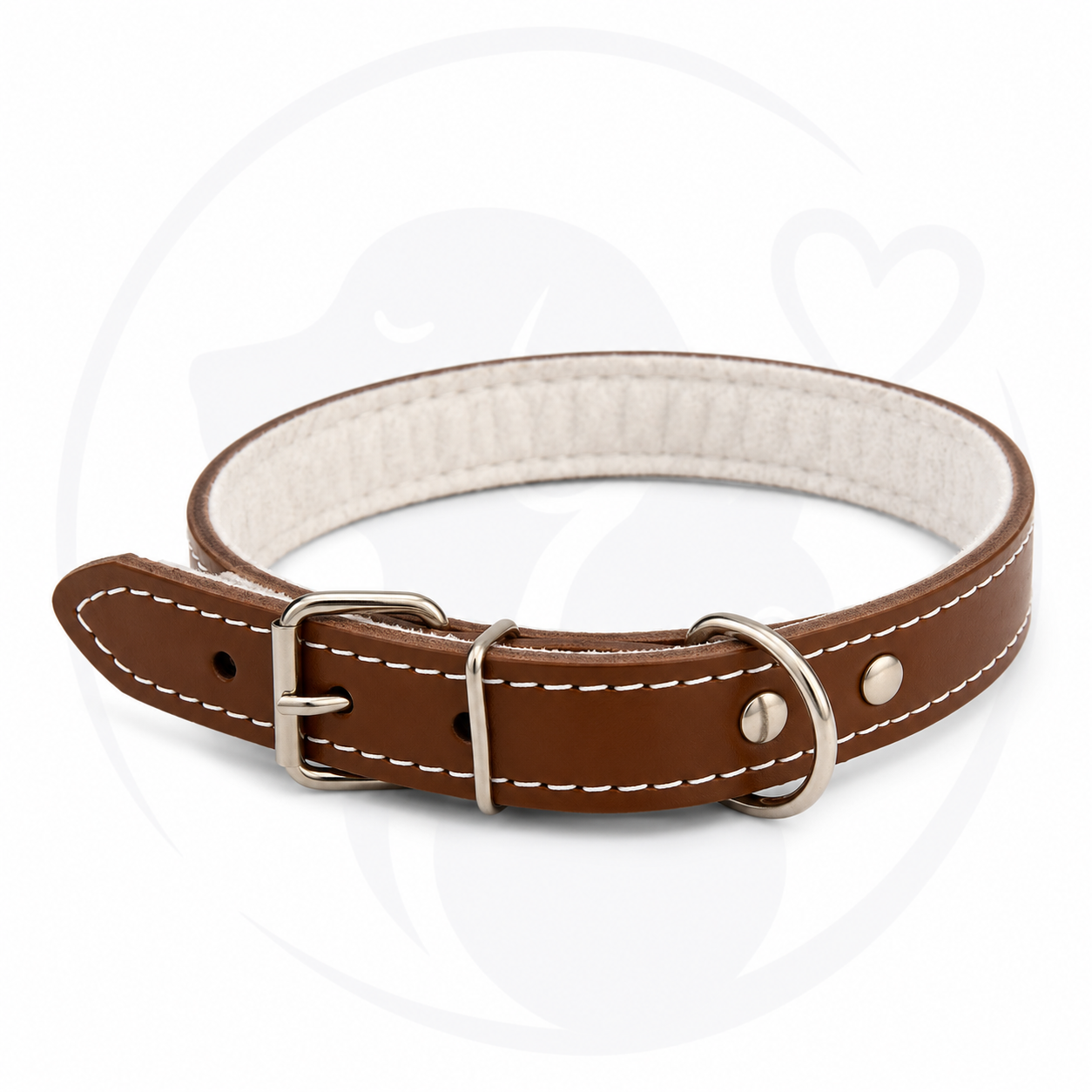 Obroża brązowa (65cm) — zdjęcie 4