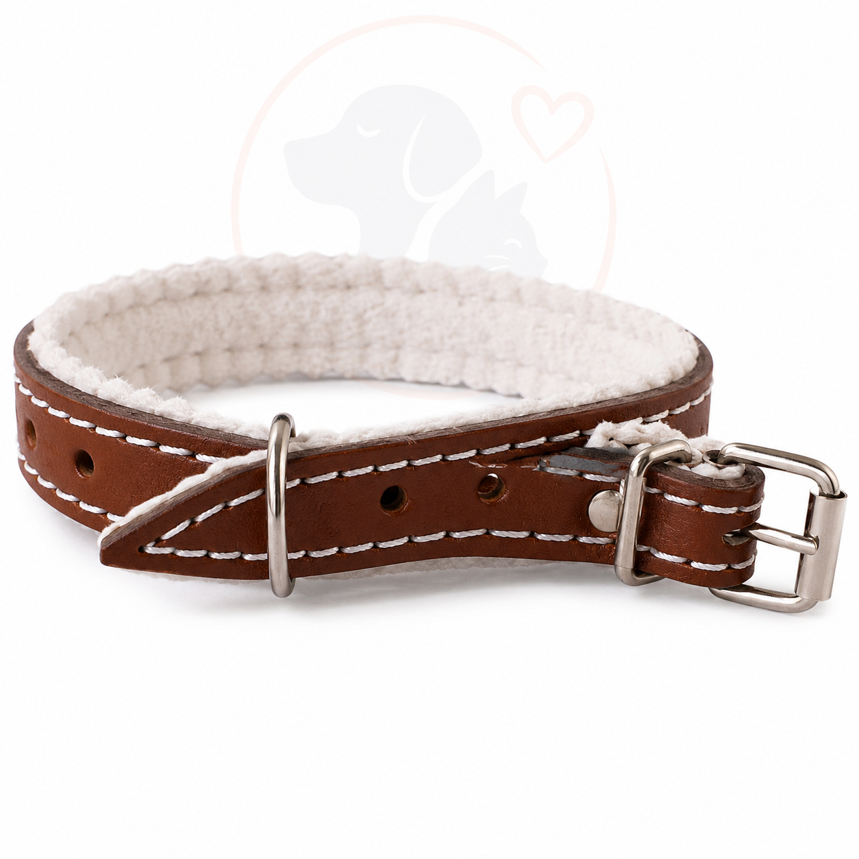 Obroża brązowa (35cm) — zdjęcie 5