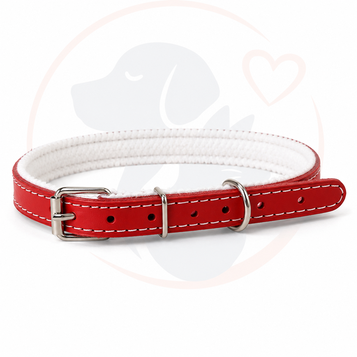 Obroża czerwona (40cm) — zdjęcie 4